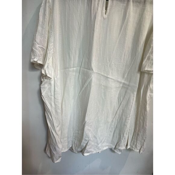 Knox Rose White Blouse Woman’s Size Large NEW - Picture 9 of 9
